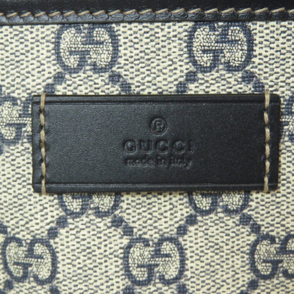 Gucci GG Supreme Monogram Joy Tote Beige Blue - Picture 8 of 11